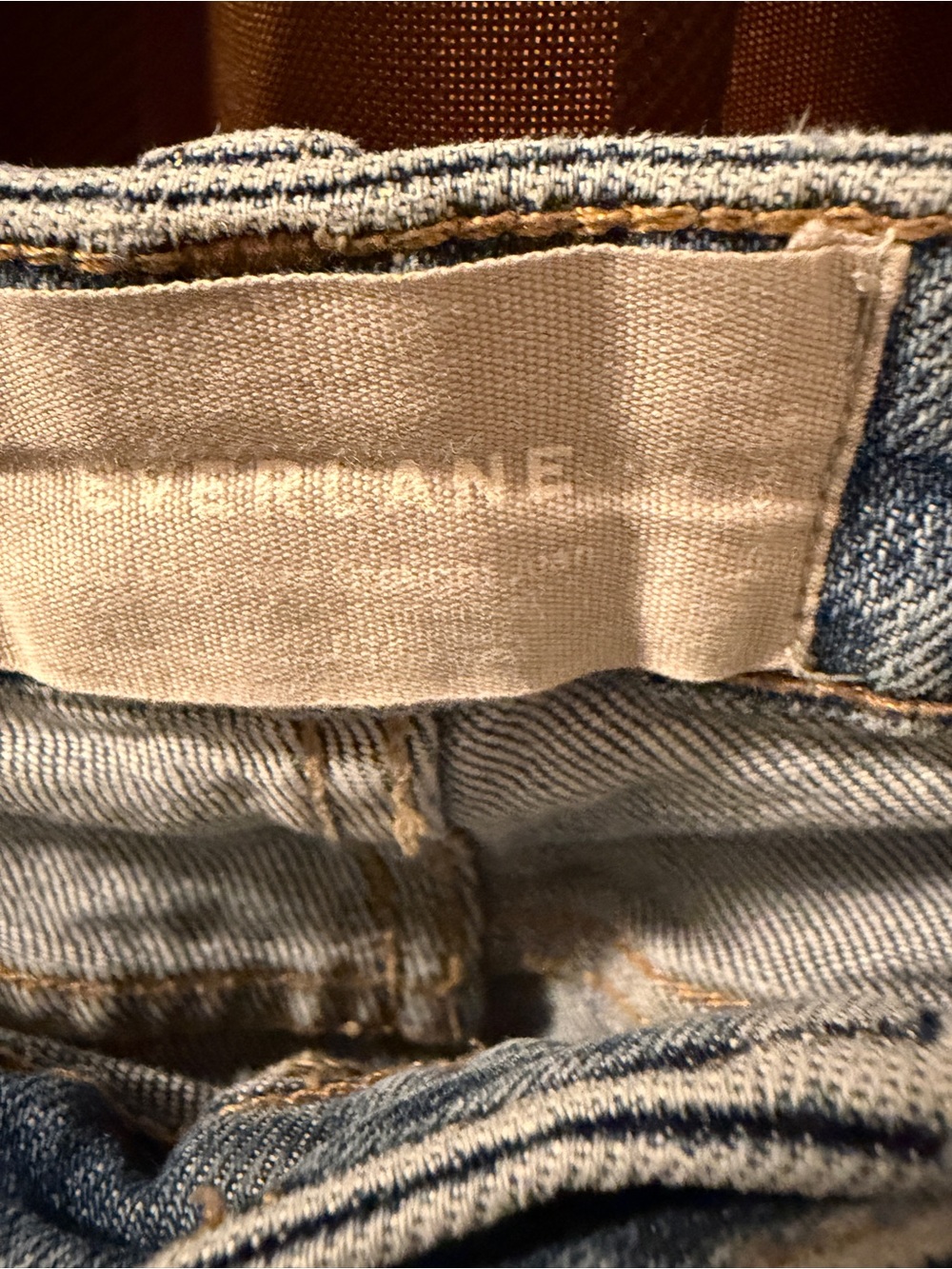 Everlane High Rise Straight Jean - Picture 6 of 9